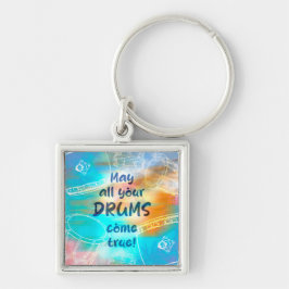 Chaveiro May all your drums come true sleutelhanger