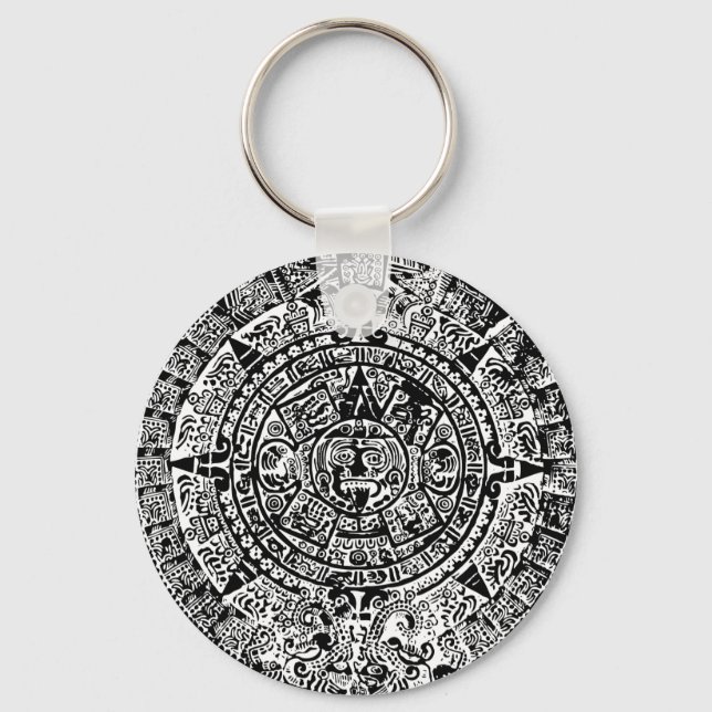 Chaveiro Mayan Calendar Black (Frente)
