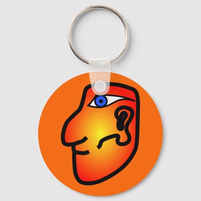 Chaveiro Mayan Head (Frente)