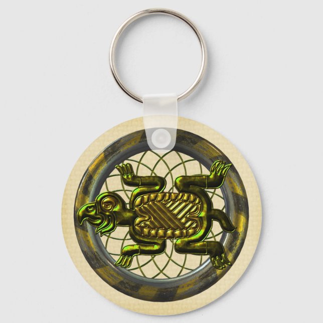 Chaveiro Mayan Turtle (Frente)