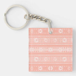 Chaveiro MAZIPOODLES Floral Listrado Tricô 202