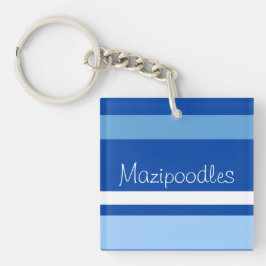 Chaveiro MAZIPOODLES Listras Espaguete 105 Nome