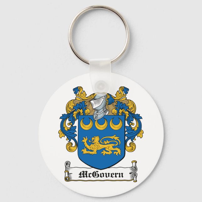 Chaveiro McGovern Family Crest (Frente)