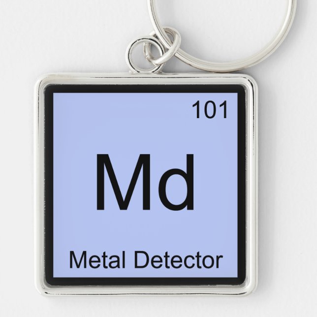 Chaveiro Md - Camisa Símbolo de Elemento Químico Detector d (Frente)