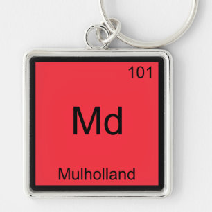 Chaveiro Md - Mulholland Camiseta de Símbolo de Elemento de