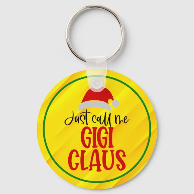 Chaveiro Me Chame Gigi Claus-56374 (Frente)