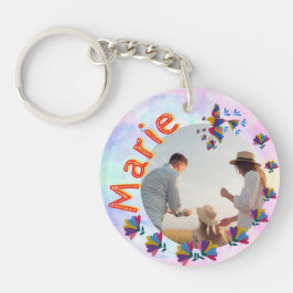 Chaveiro   'Me lo dijo un pajarito' – editable nombre foto 