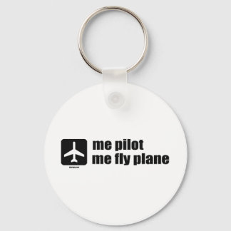 Chaveiro me pilot me fly plane