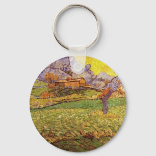 Chaveiro Meadow em Montanhas por Vincent van Gogh