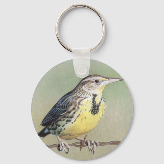 Chaveiro Meadowlark Ocidental (Frente)