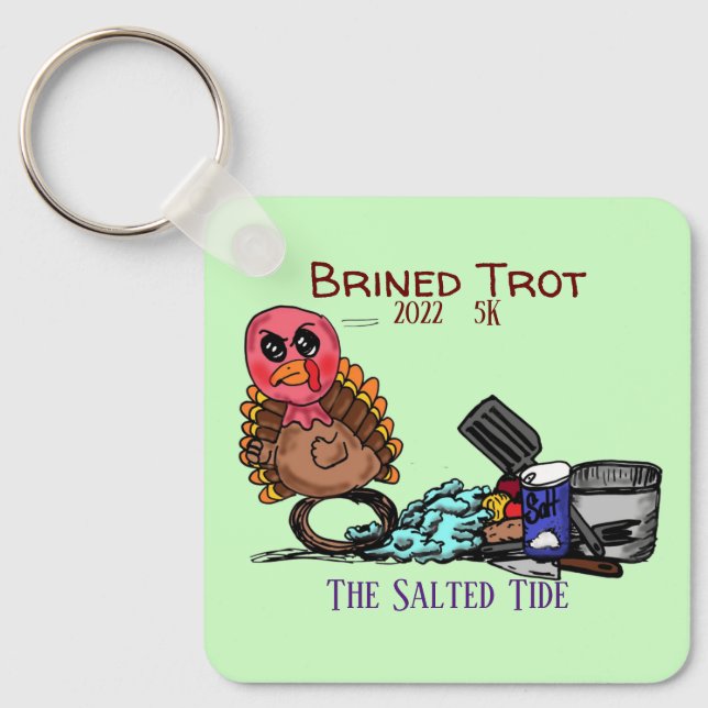 Chaveiro Medalha Brinada Trot 5k (Frente)