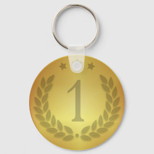 Chaveiro Medalha Dourado