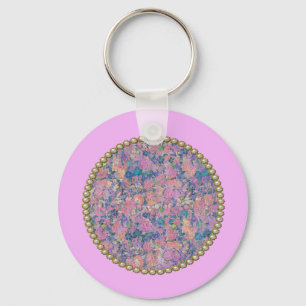 Chaveiro Medalha rosa