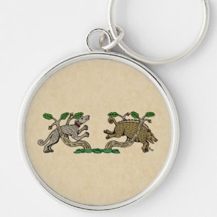 Chaveiro Medeval Boar Hunt