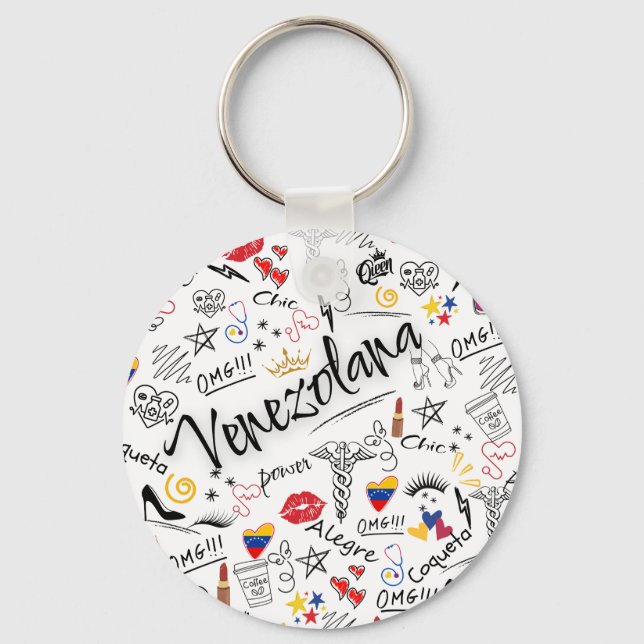 Chaveiro Médica General Venezolana | Orgullo Profesional ve (Frente)