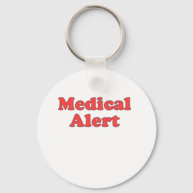 Chaveiro Medical Alert Key Chain (Frente)