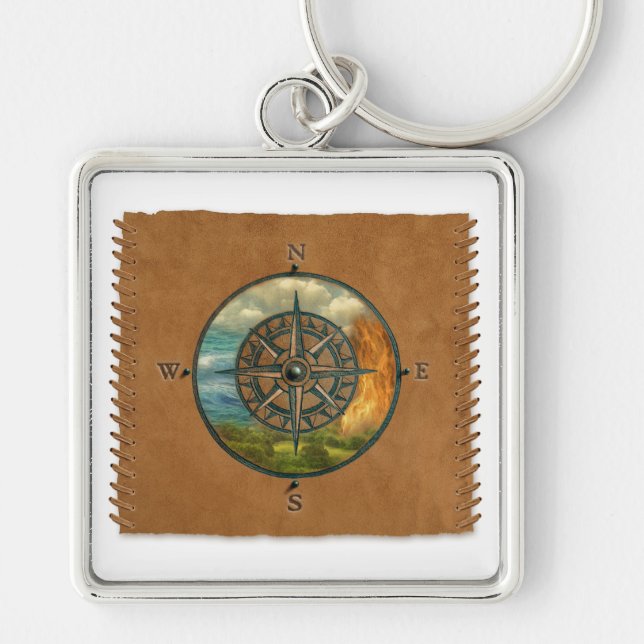 Chaveiro Medicine Wheel - Keychain (Frente)