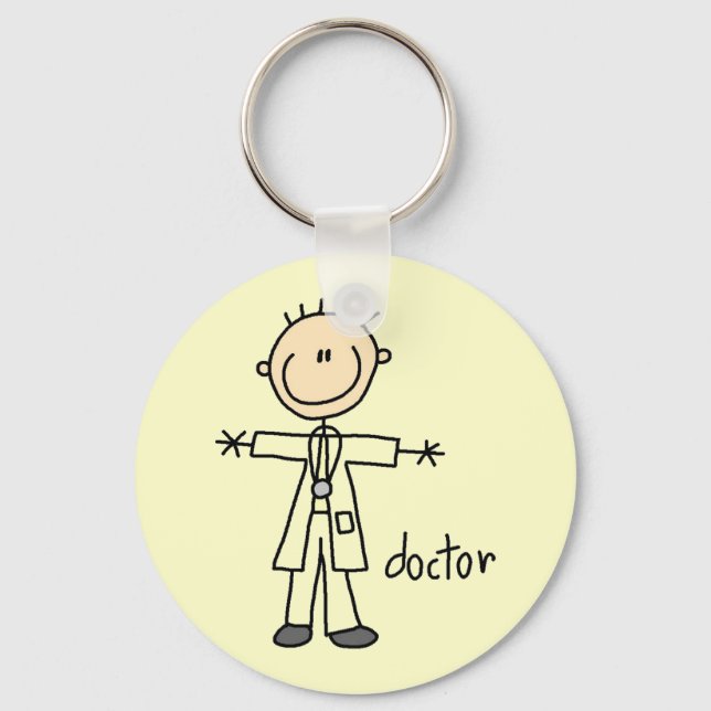 Chaveiro Médico Boneco de Palito (Frente)