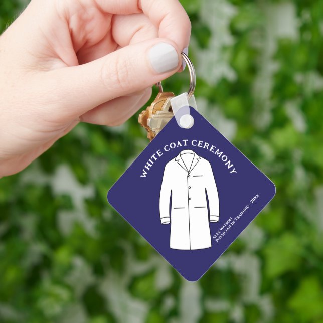 Chaveiro Médico da Cerimônia de Casaco Branca (Mão)