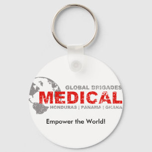 Chaveiro médico global customizável das brigadas