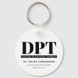 Chaveiro Médico Moderno de DPT de Graduação de Terapia Físi