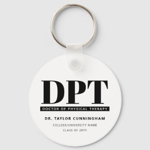 Chaveiro Médico Moderno de DPT de Graduação de Terapia Físi