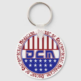 CHAVEIRO MÉDICO PATRIÓTICO DO DCM DE MEDICAMENTOS QUIROPRÁT