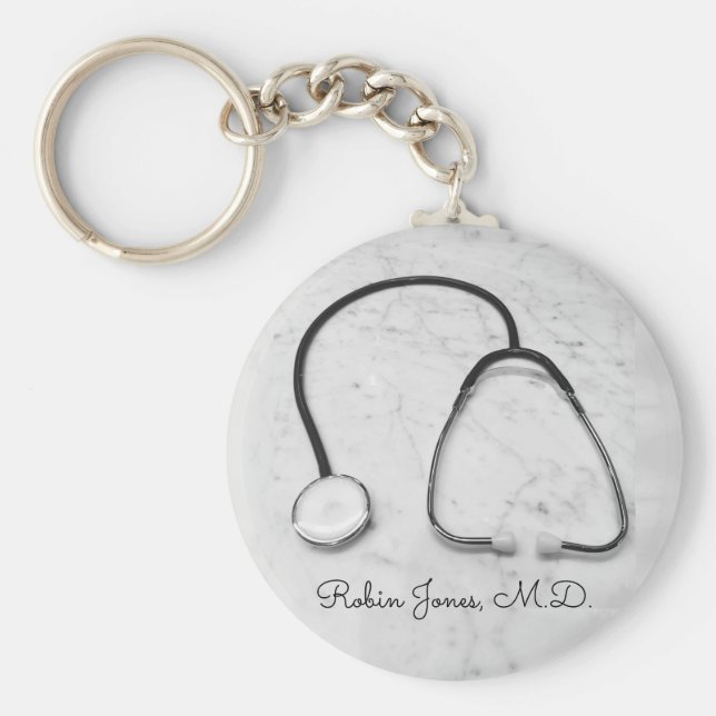 Chaveiro Médicos Stethoscope Enfermeiros Hospitais 4Ann (Frente)