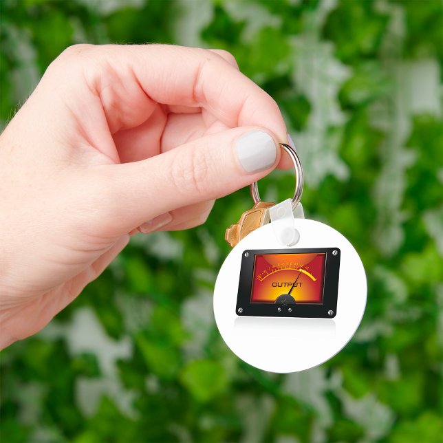 Chaveiro Medidor de Nível de Saída VU Meter de Áudio (Criador carregado)