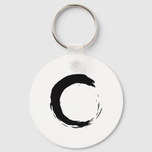 Chaveiro Meditação Enso Círculo Mindfulness Buda Budista