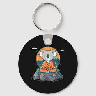 Chaveiro Meditacão Koala Montanha Zen Buda Budista Hind
