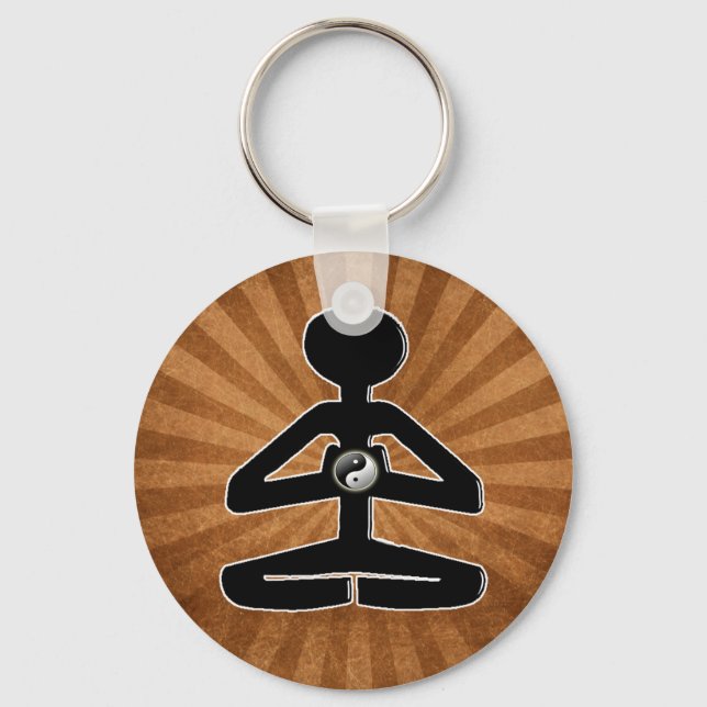 CHAVEIRO MEDITAÇÃO YOGA YIN YANG (Frente)