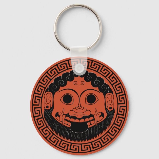 Chaveiro Medusa Arte Grega Antiga Apotropaica (Frente)