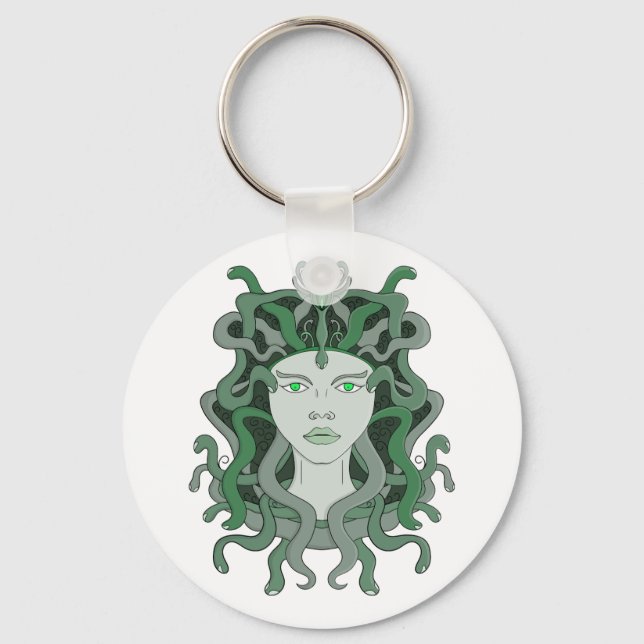 Chaveiro Medusa Gorgo Cobra Gorgon Monstro Mitologia Grega (Frente)