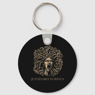 Chaveiro Medusa Legitimamente Furiosa Mitologia Grega Femin