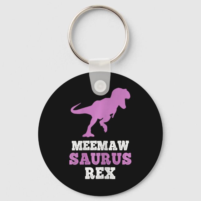 Chaveiro Meemaw-saurus Rex Dino Dinosaur Meemawsaurus Funny (Frente)
