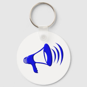 Chaveiro Megafone - adicione suas próprias palavras