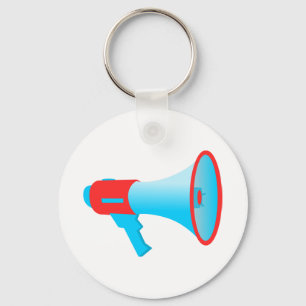 Chaveiro Megaphone Red e Blue