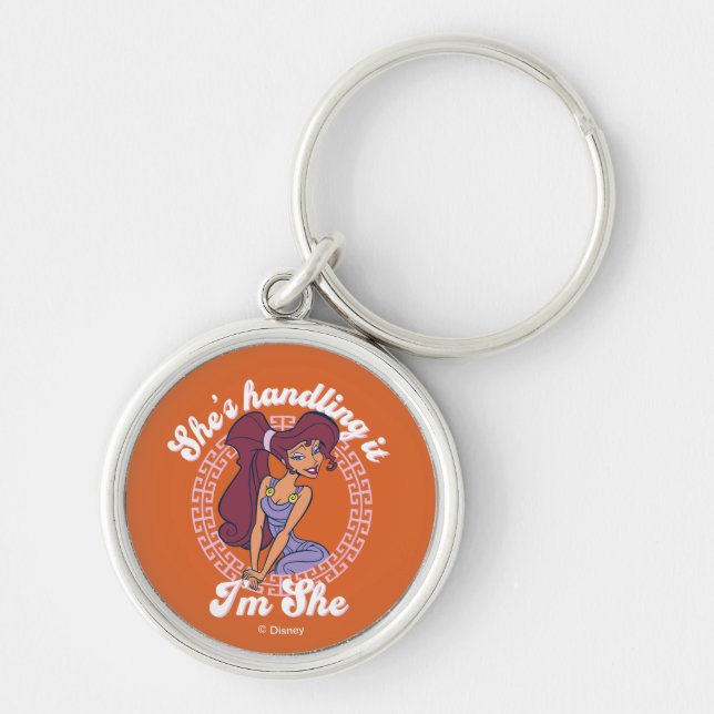 Chaveiro Megara - She's Handling It, I'm She Keychain (Frente)