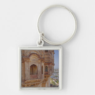 Chaveiro Mehrangarh Fort em direção a Jodhpur, O Azul