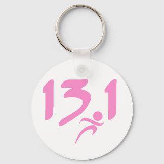 Chaveiro Meia-maratona rosa 13,1