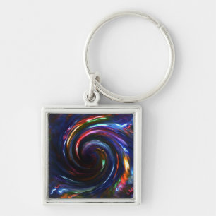 Chaveiro Meia-noite Luzes azuis Design