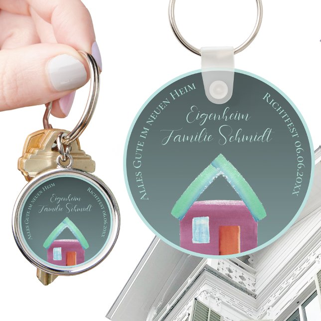 Chaveiro Meilenstein Geschenk Richtfest Bauherr (Criador carregado)