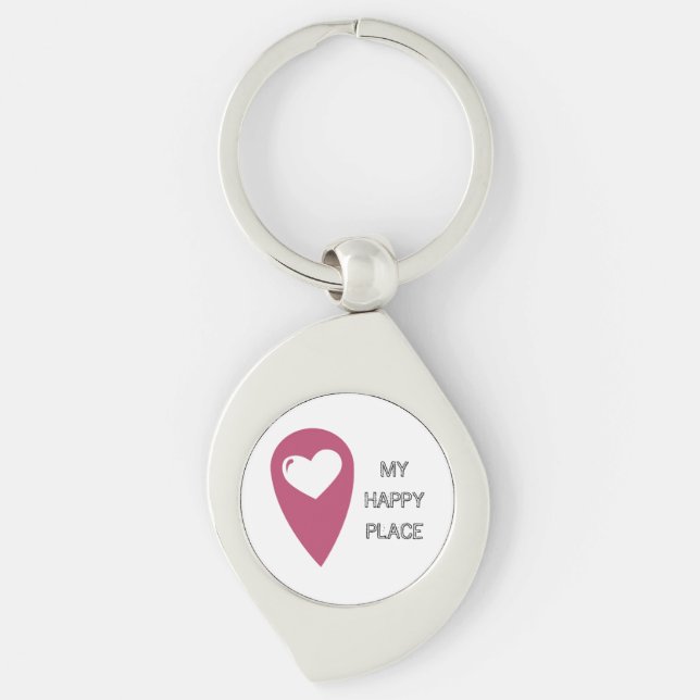 Chaveiro Mein glücklicher Platz (Frente)