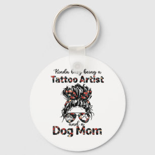 Chaveiro Meio Ocupado Sendo Uma Tatuadora E Uma Mãe De Cach