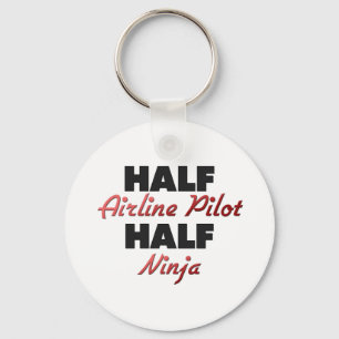 Chaveiro Meio piloto meio Ninja da linha aérea