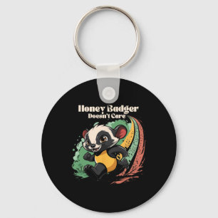 Chaveiro Mel Badger não se importa com a diversão do animal