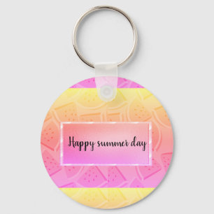 Chaveiro Melancia Rosa Moderna, Verão
