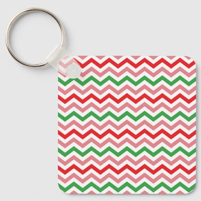 Chaveiro Melancia Summer Zigzag Stripes Padrão-56209 (Frente)
