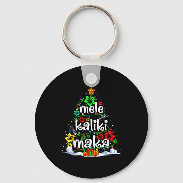 Chaveiro Mele Kalikimaka Trocal Christmas Hawaiian Santa Xm (Frente)
